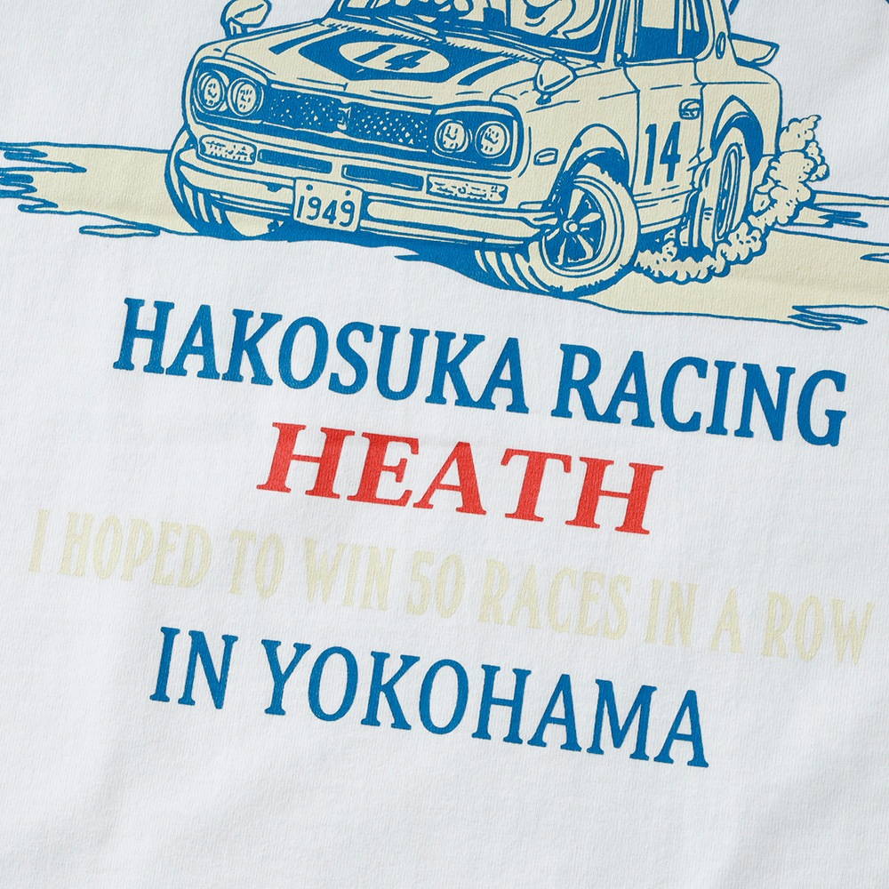 <10%OFF！ファミリーSALE！>◆【HEATH】HAKOSUKA 50 WINS TEE <br> 8.1oz オリジナルUSコットンTEE
