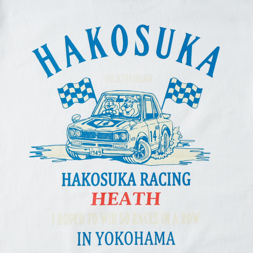 <10%OFF！ファミリーSALE！>◆【HEATH】HAKOSUKA 50 WINS TEE <br> 8.1oz オリジナルUSコットンTEE