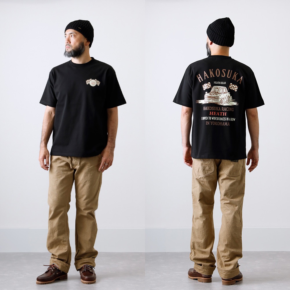<10%OFF！ファミリーSALE！>◆【HEATH】HAKOSUKA 50 WINS TEE <br> 8.1oz オリジナルUSコットンTEE