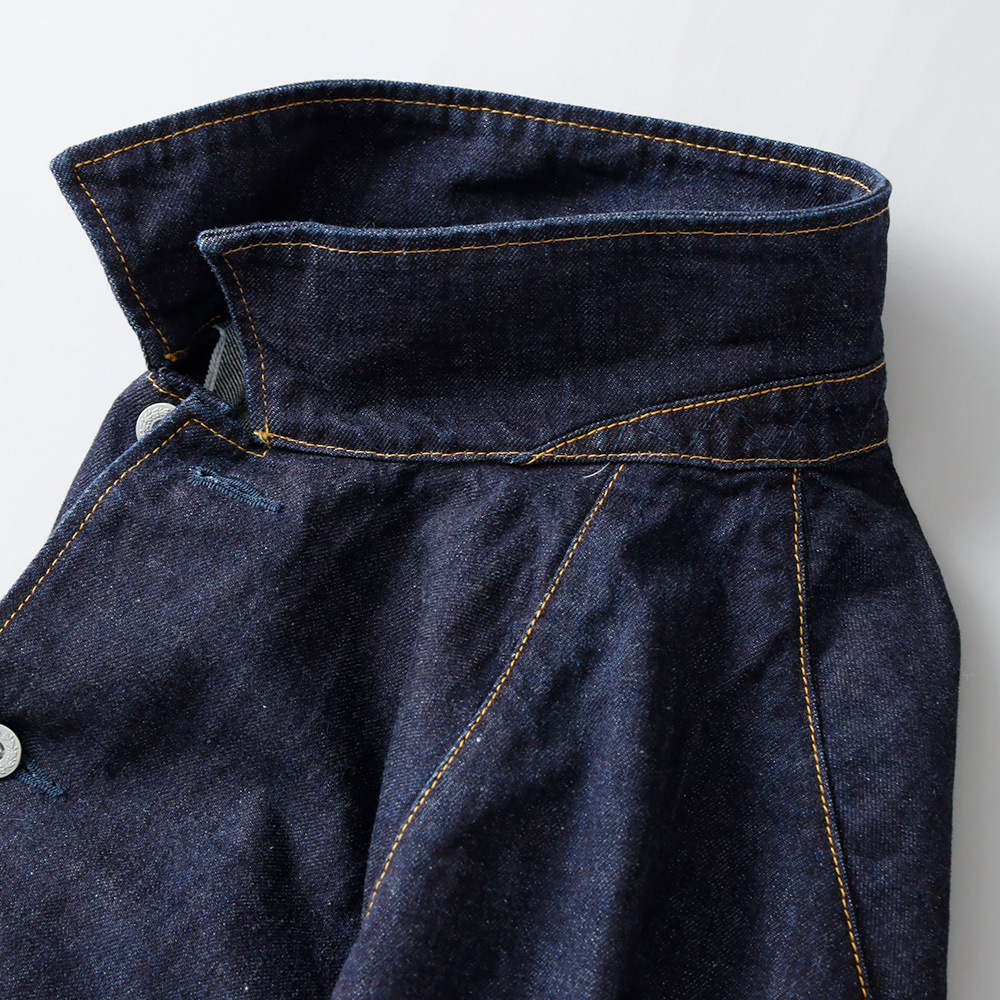 横濱デニム 14oz セルビッチ コーチジャケット