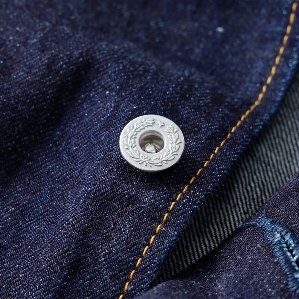 横濱デニム 14oz セルビッチ コーチジャケット