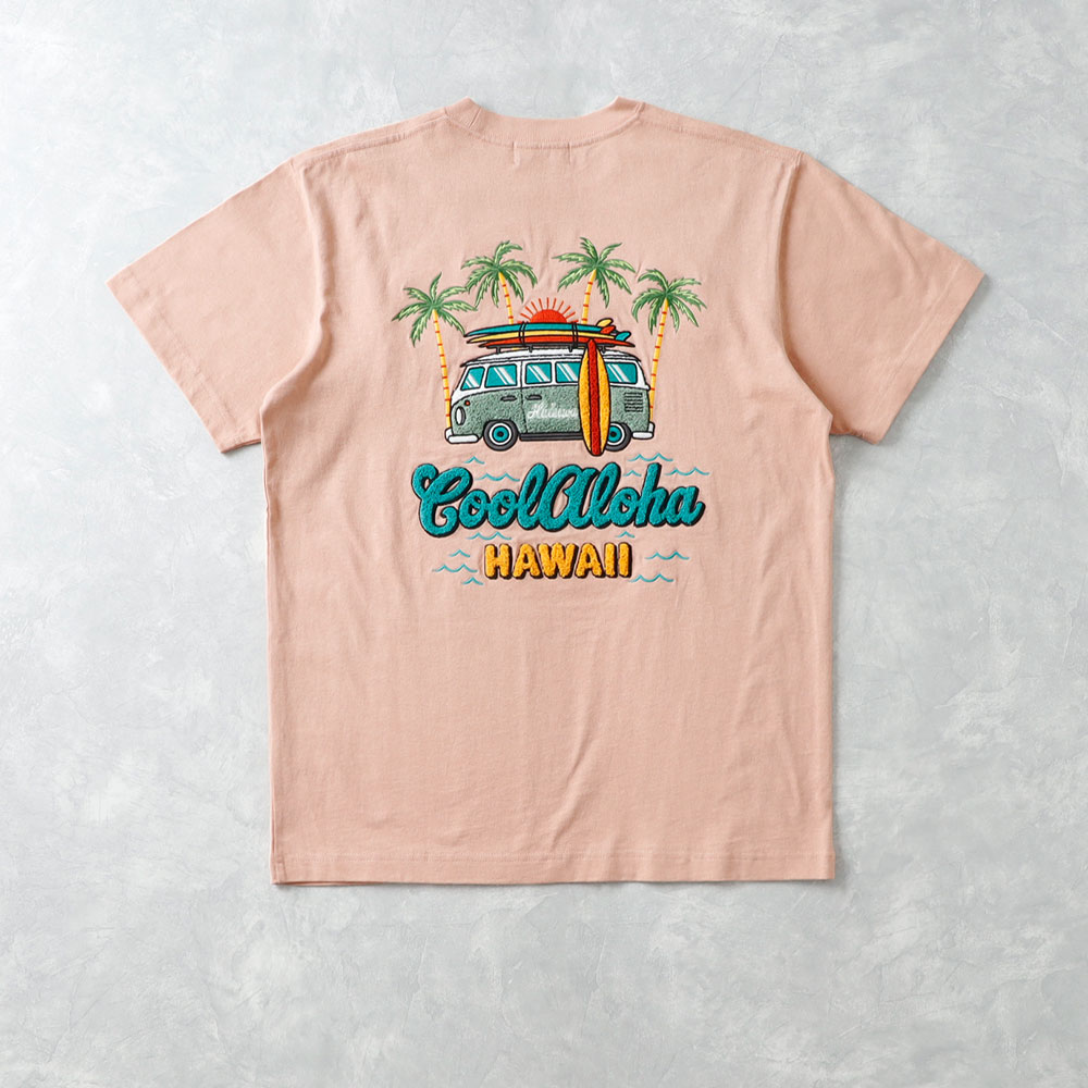 【Hula Lani Hawaii 】EMBROIDERY T-SHIRT刺繍Tシャツ