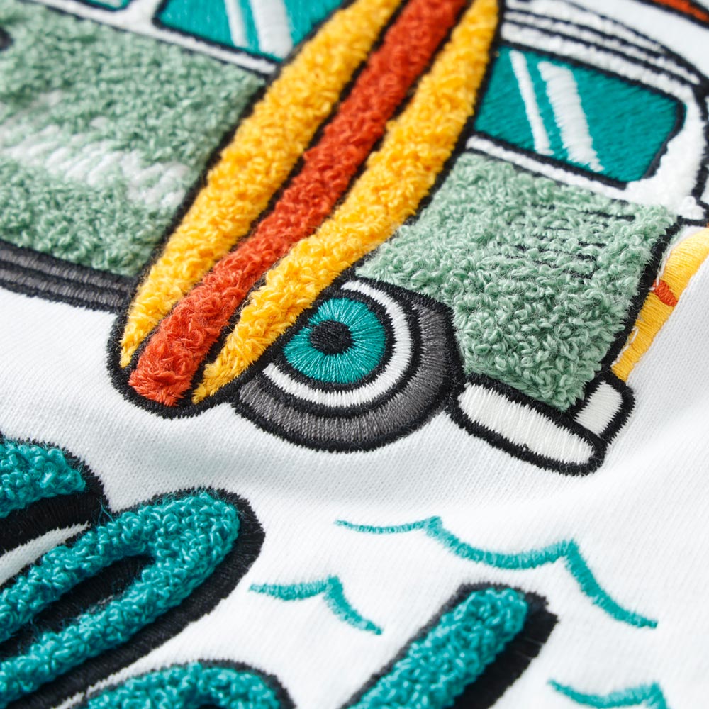 【Hula Lani Hawaii 】EMBROIDERY T-SHIRT刺繍Tシャツ