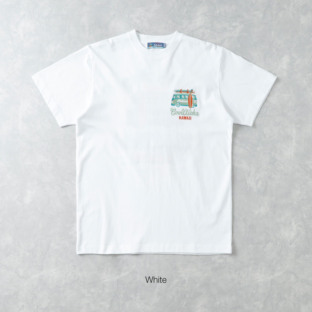 【Hula Lani Hawaii 】EMBROIDERY T-SHIRT刺繍Tシャツ