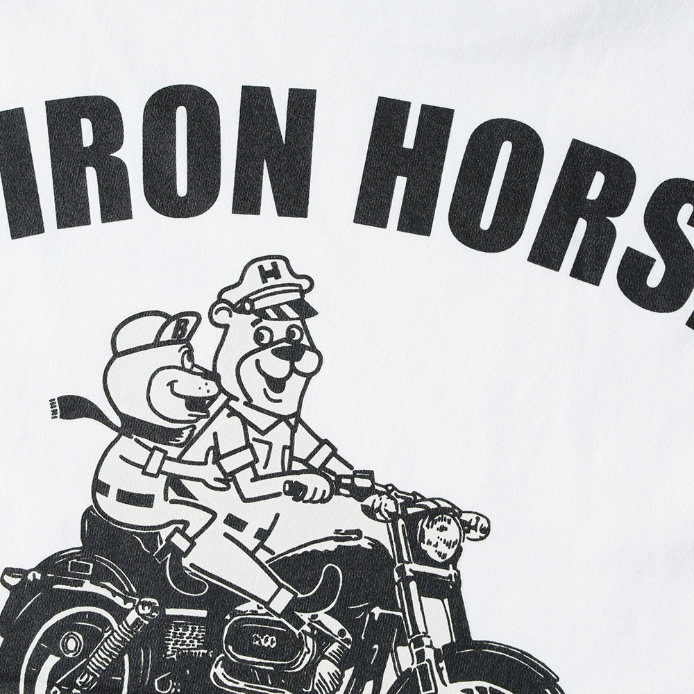 <10%OFF！ファミリーSALE！>◆【HEATH】IRON HORSE TEE <br> 8.1oz オリジナルUSコットンTEE