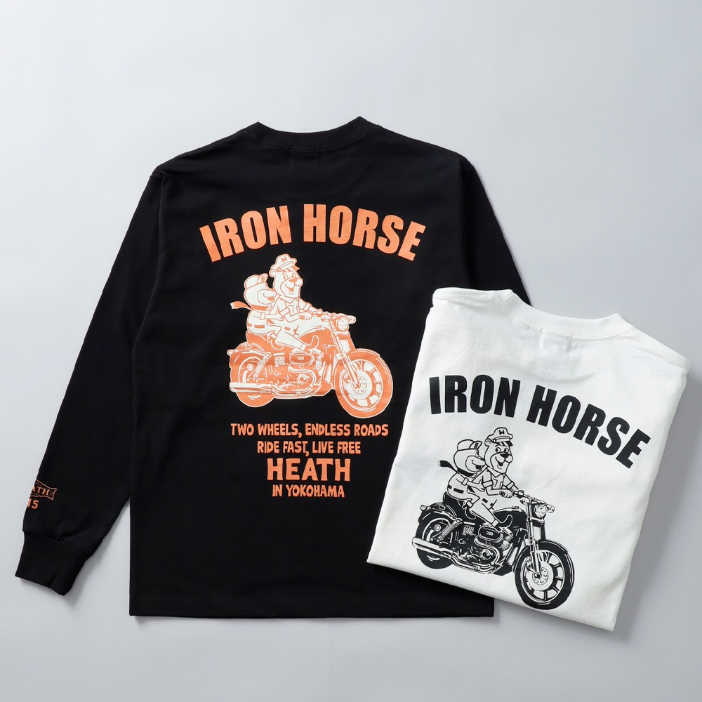 HEATH(ヒース)8.1oz オリジナルUSコットン ロンT