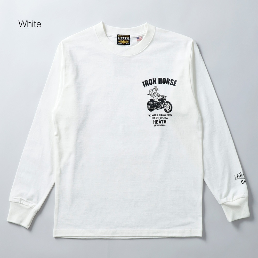 HEATH(ヒース)8.1oz オリジナルUSコットン ロンT