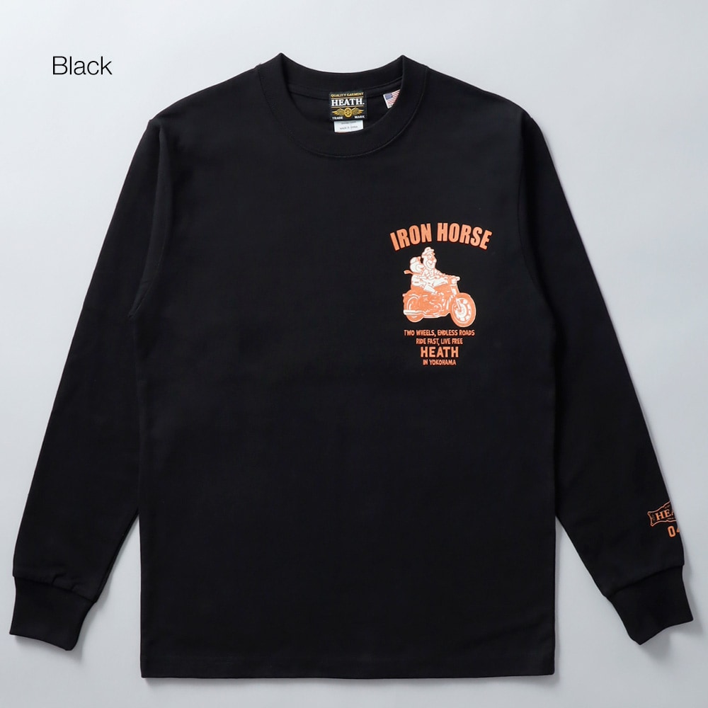 HEATH(ヒース)8.1oz オリジナルUSコットン ロンT