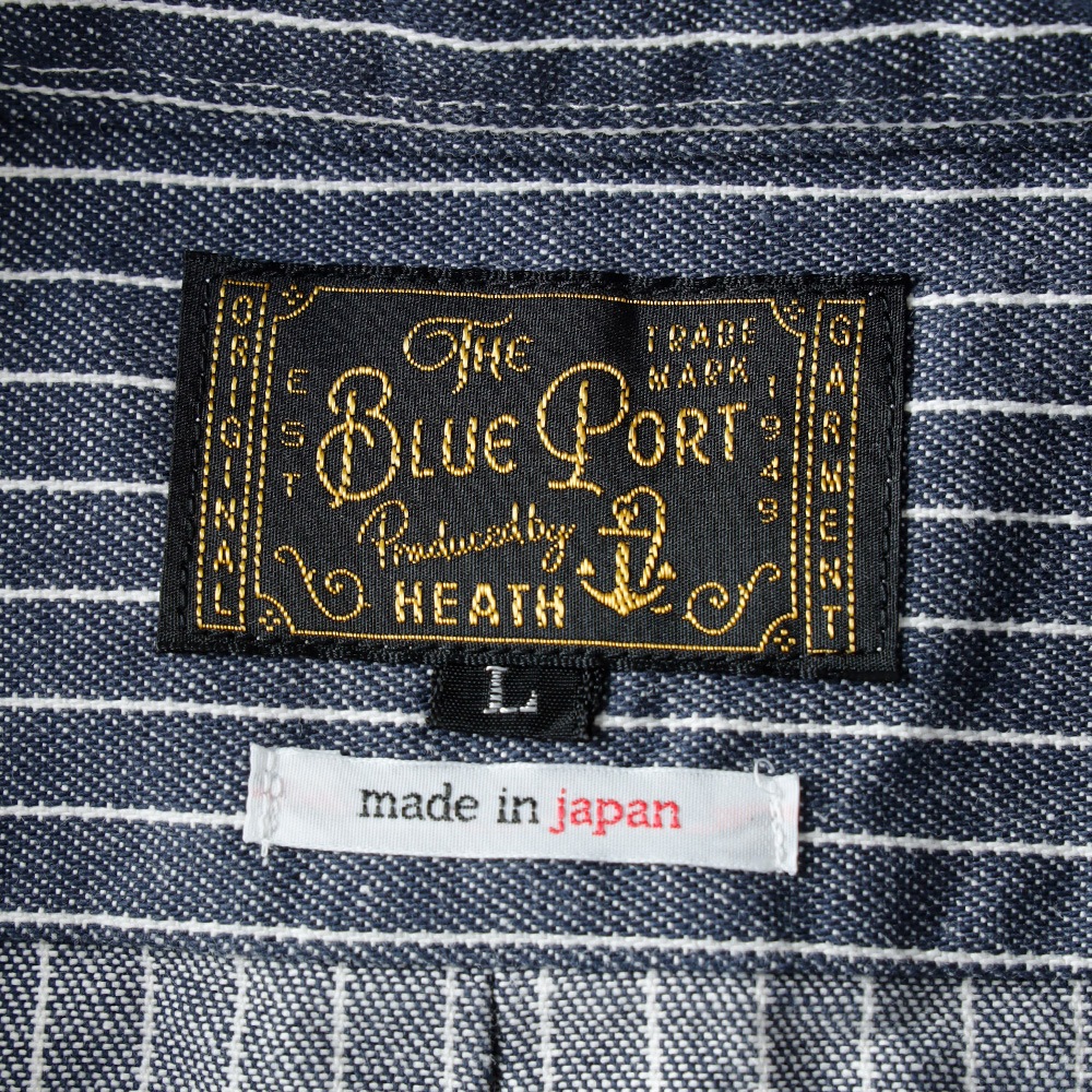 BLUEPORT（ブルーポート）ヒッコリーワークシャツ