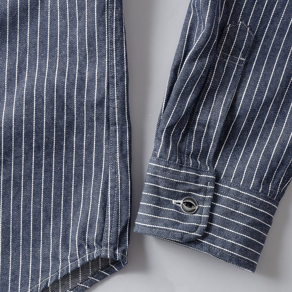 BLUEPORT（ブルーポート）ヒッコリーワークシャツ