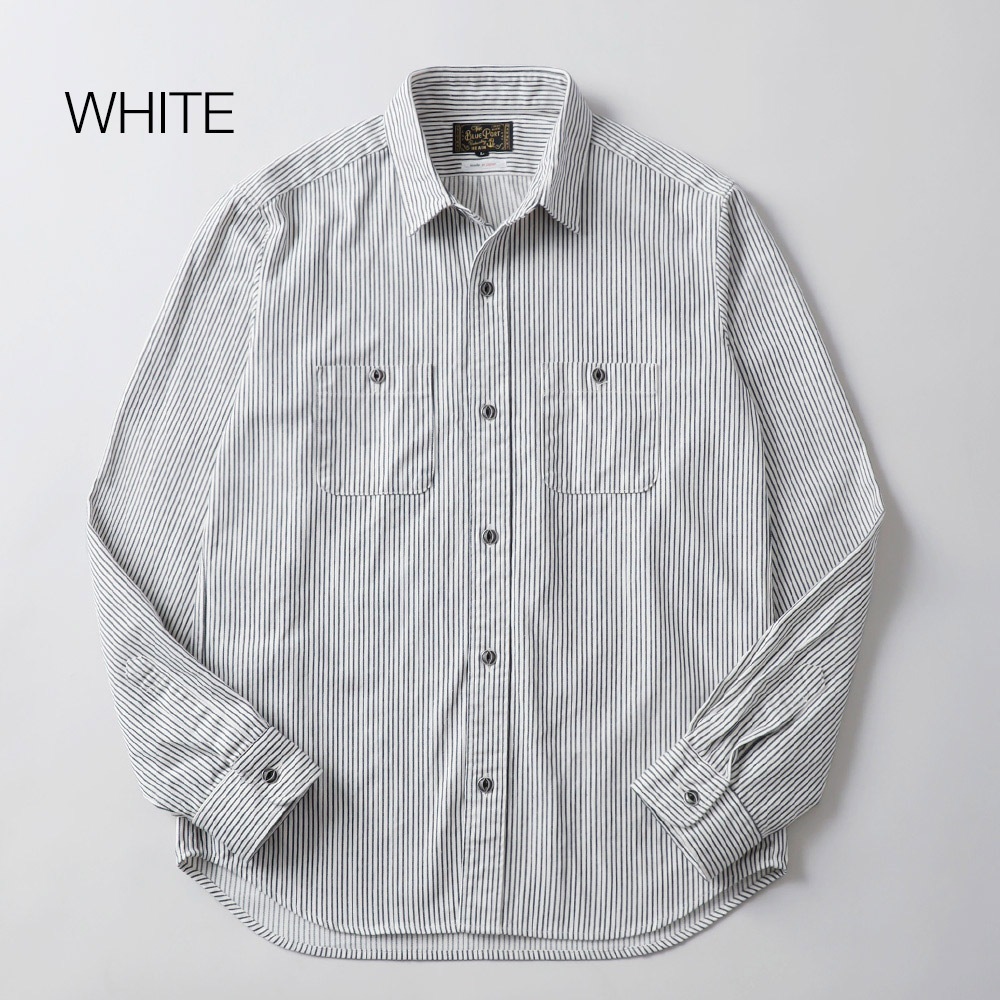 BLUEPORT（ブルーポート）ヒッコリーワークシャツ