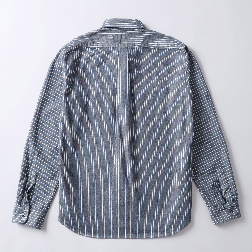 BLUEPORT（ブルーポート）ヒッコリーワークシャツ