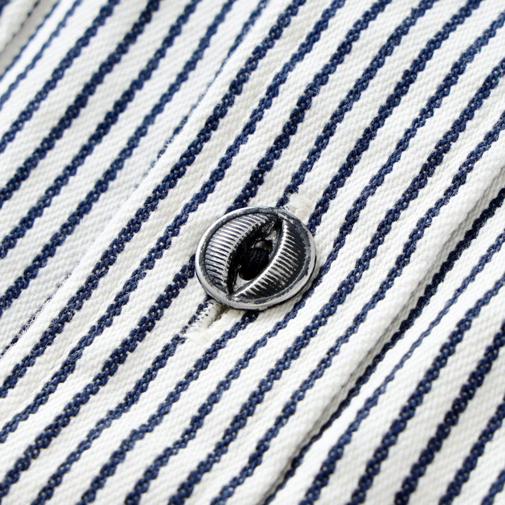 BLUEPORT】HICKORY WORK SHIRT ヒッコリーワークシャツ｜アメカジ