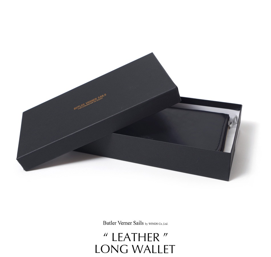 【Butler Verner Sails】HORWEEN LEATHER LONG WALLET