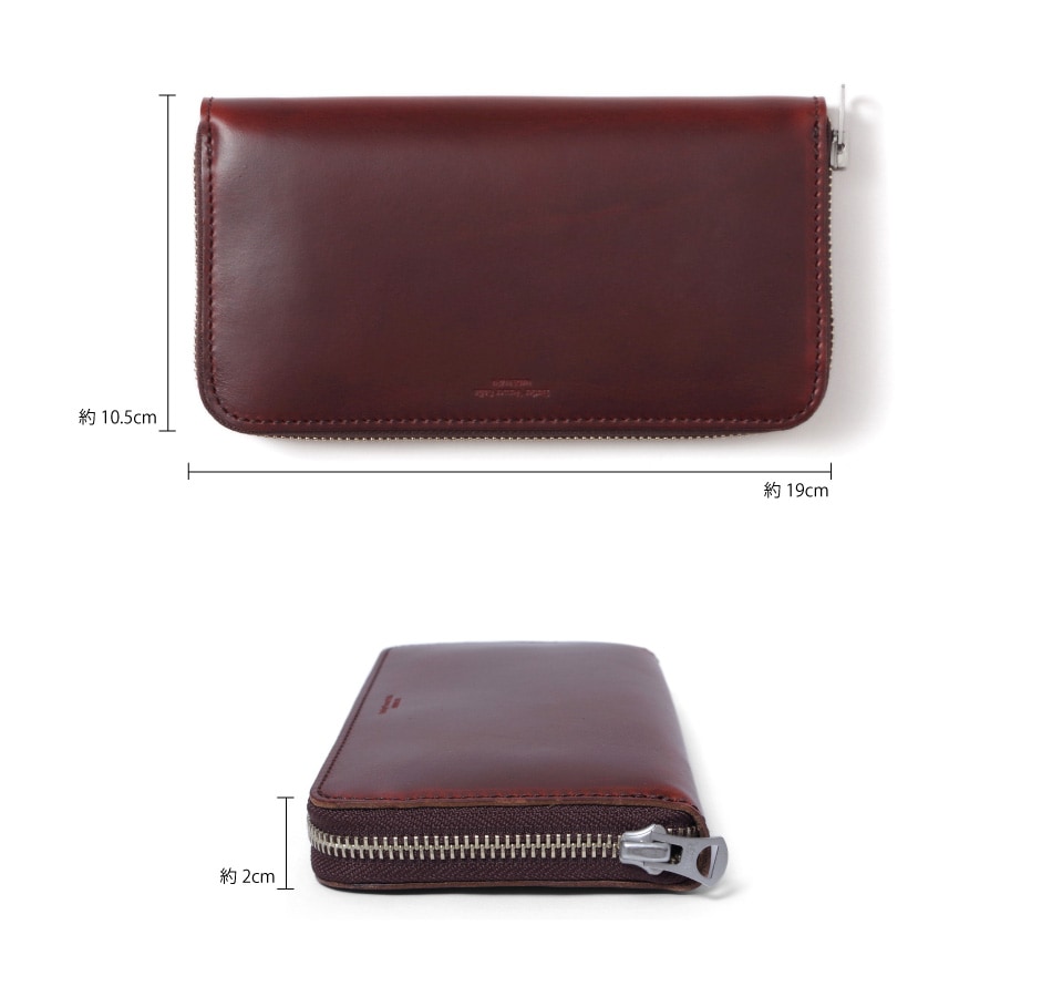 【Butler Verner Sails】HORWEEN LEATHER LONG WALLET