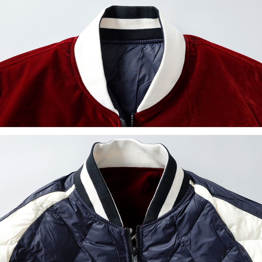 TAION（タイオン）ジャパンスペシャル リバーシブル スカジャン ダウン