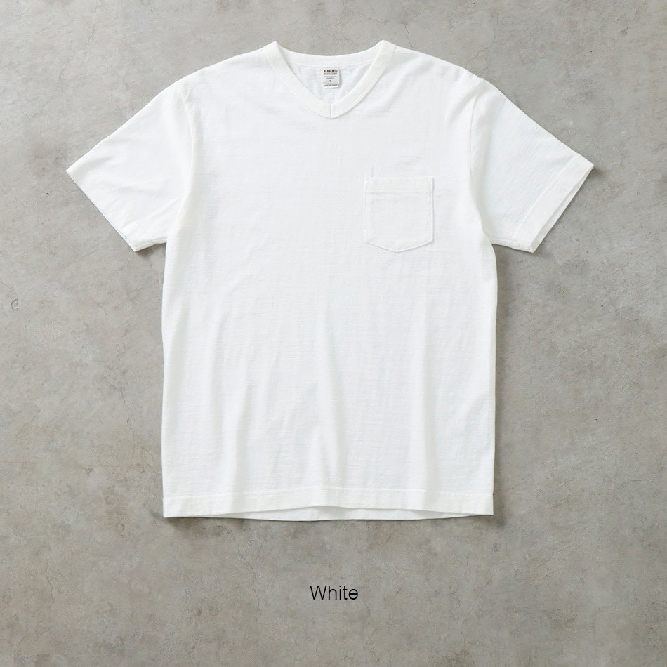 <半額！ファミリーSALE！>◆【BARNS OUTFITTERS】TSURIAMI V-NECK TEE