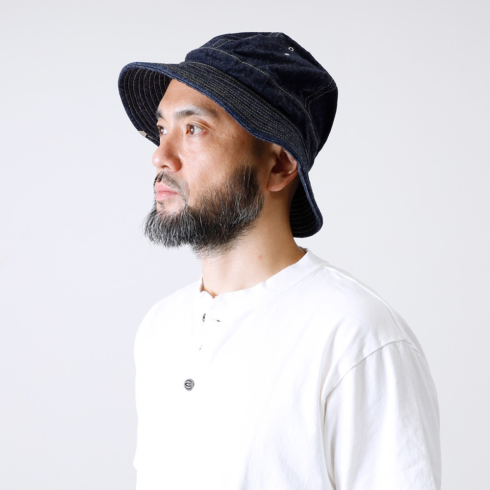 【DECHO】SELVEDGE DENIM FATIGUE HAT セルビッジデニム ファティーグハット
