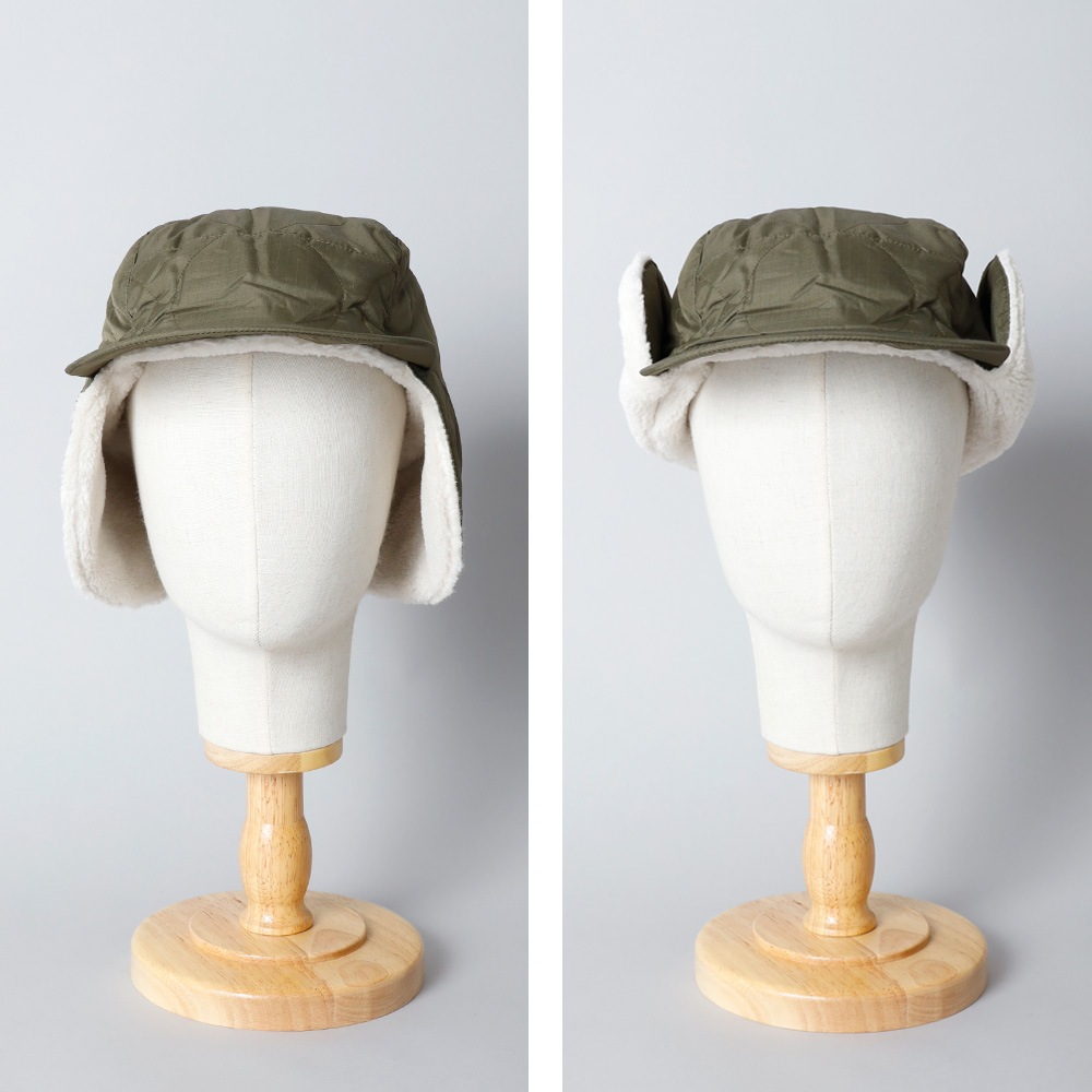 TAION（タイオン）ミリタリー ダウン×ボア ウォームキャップ