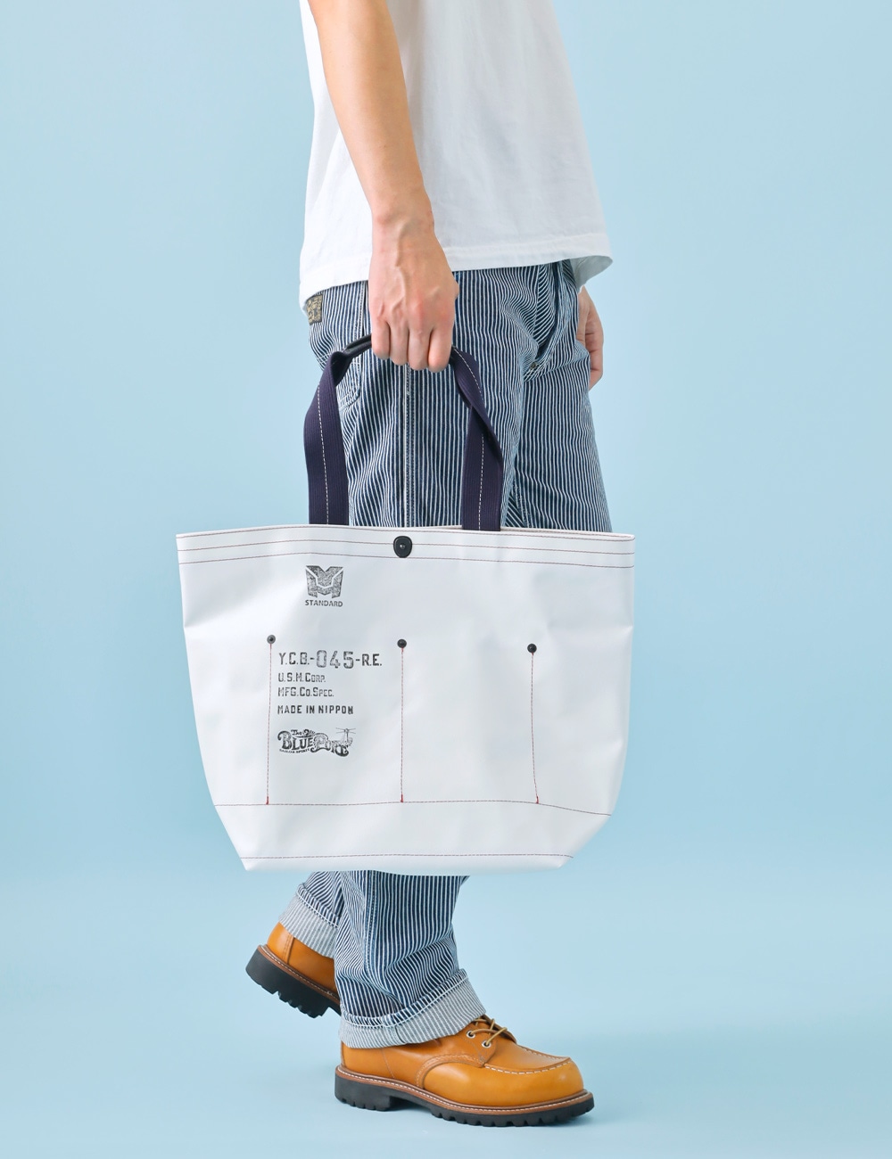 BLUE PORT×横濱帆布鞄｜Musette Boat Tote 