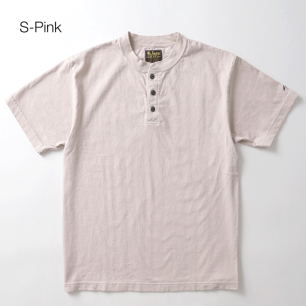 HEATH(ヒース)日本製 オリジナル ヘンリーネックTシャツ