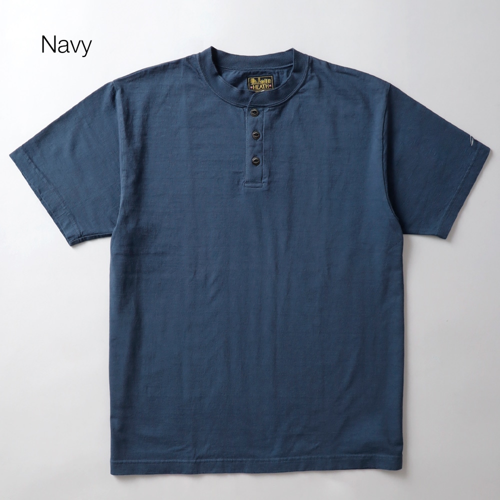 HEATH（ヒース）日本製 オリジナル ヘンリーネックTシャツ｜大人の