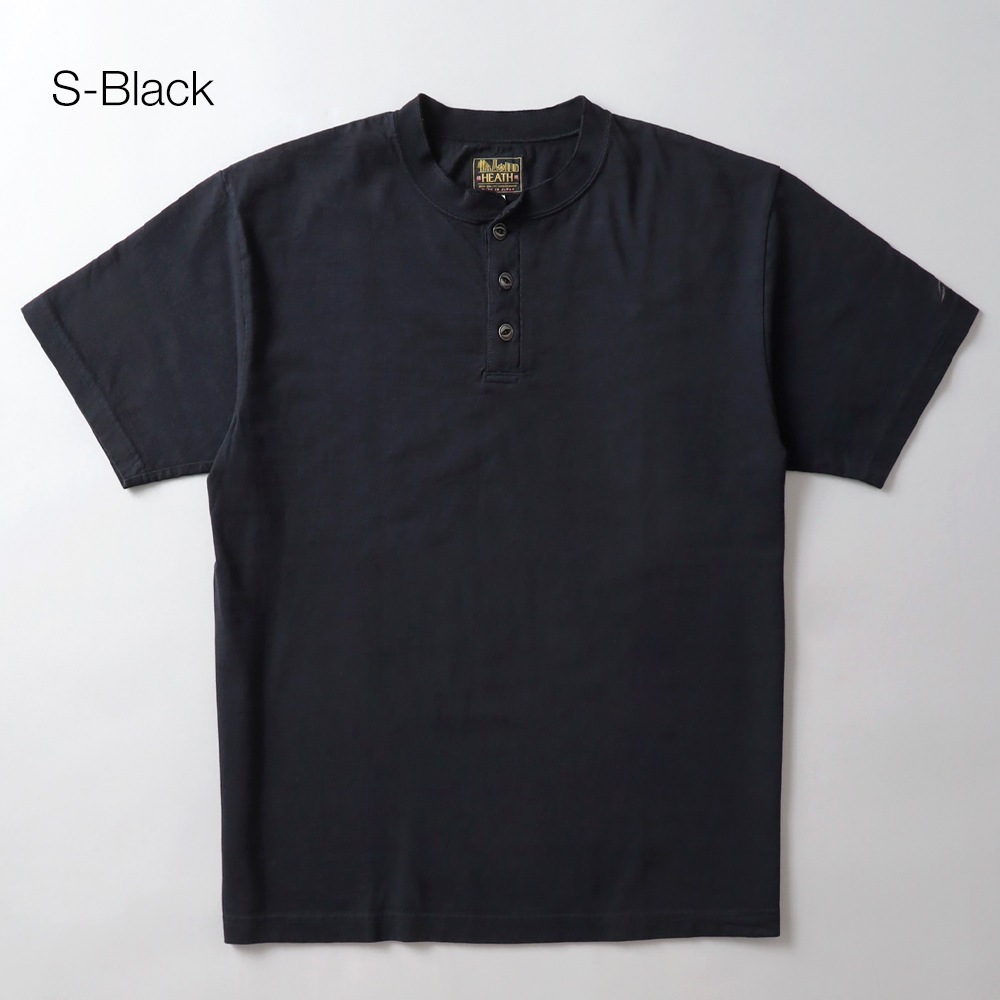 【 oia】AMERICANA☆ヘンリーTシャツ ブラック AMERICANA（アメリカーナ） tシャツ 「AMERICANA」別注-前後2WAY