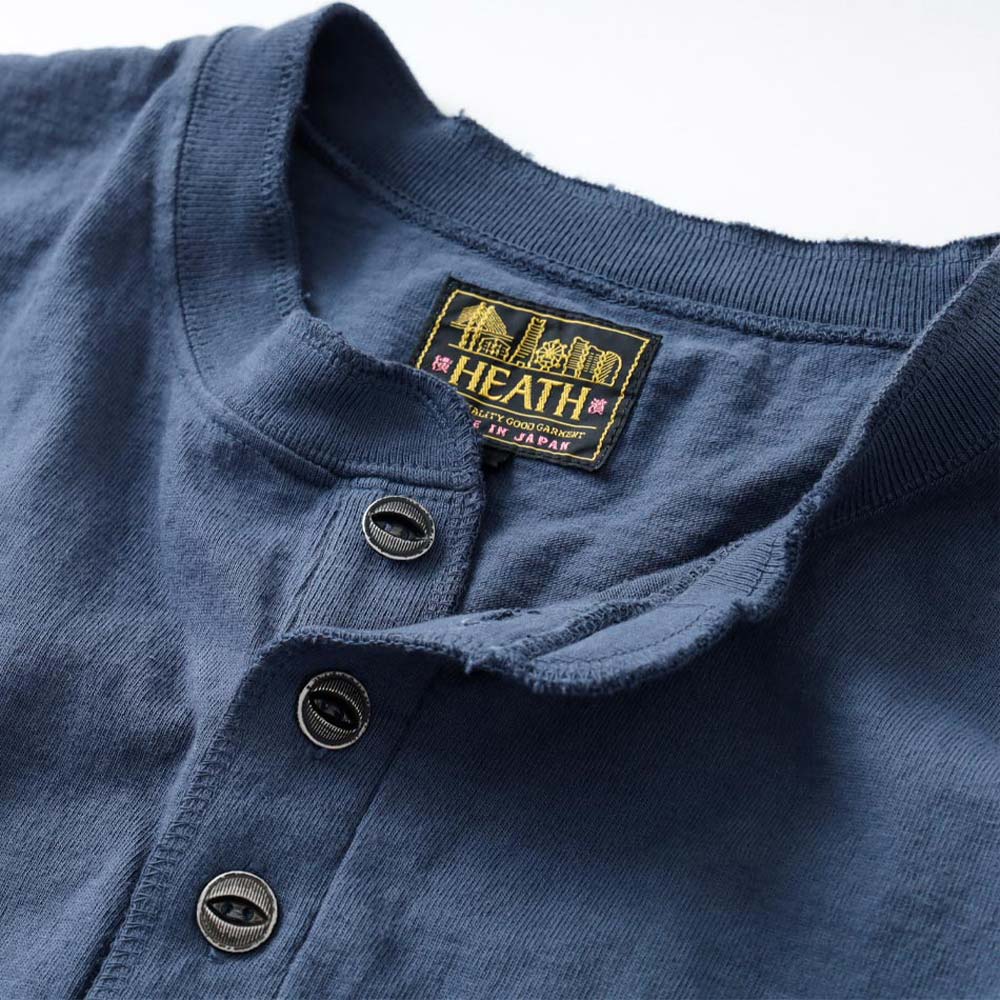 【HEATH】ORIGINAL HENLY NECK TEE国産 オリジナル ヘンリーネックTシャツ