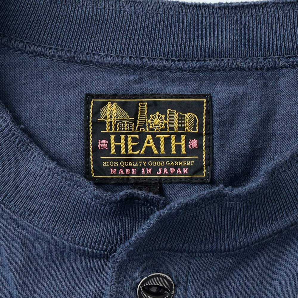 【HEATH】ORIGINAL HENLY NECK TEE国産 オリジナル ヘンリーネックTシャツ