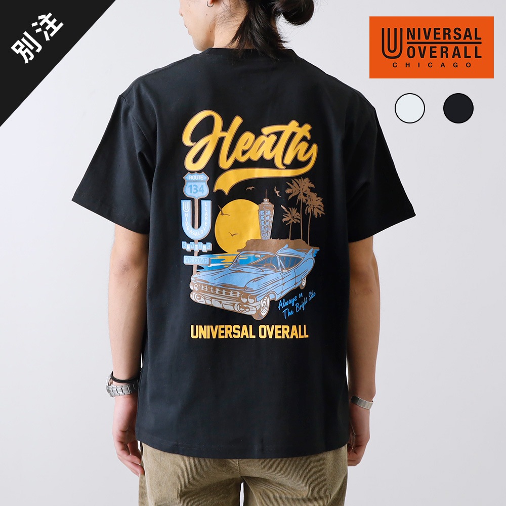 UNIVERSAL OVERALL】別注 Tシャツ 