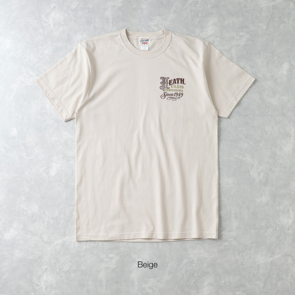 【HEATH】HEAVY WEIGHT T-SHIRT ヘビーウェイトTシャツ 