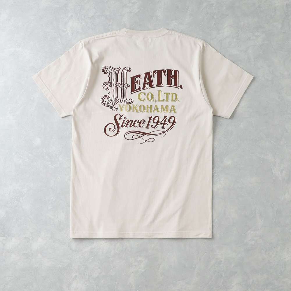 【HEATH】HEAVY WEIGHT T-SHIRT ヘビーウェイトTシャツ 