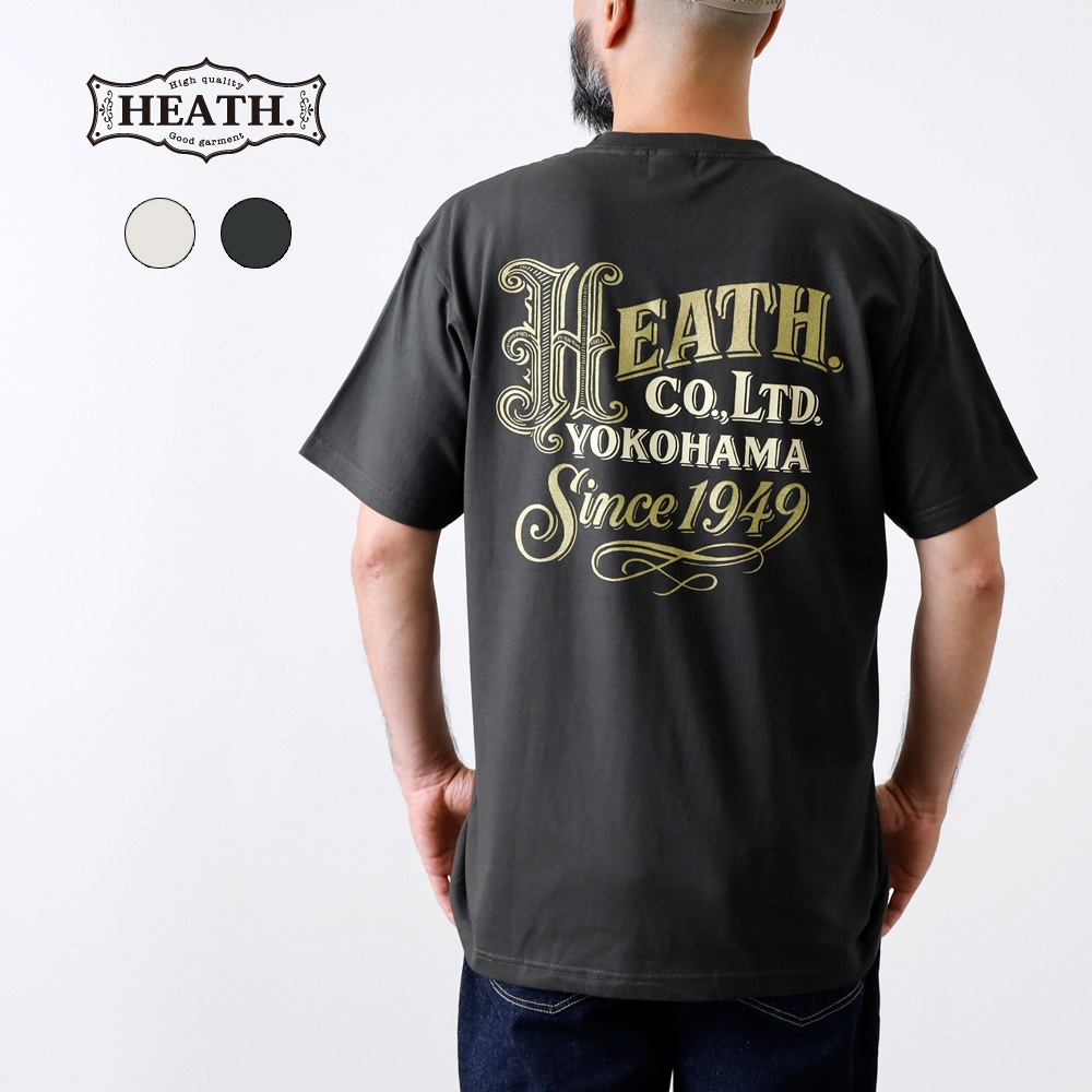 【HEATH】HEAVY WEIGHT T-SHIRT ヘビーウェイトTシャツ 