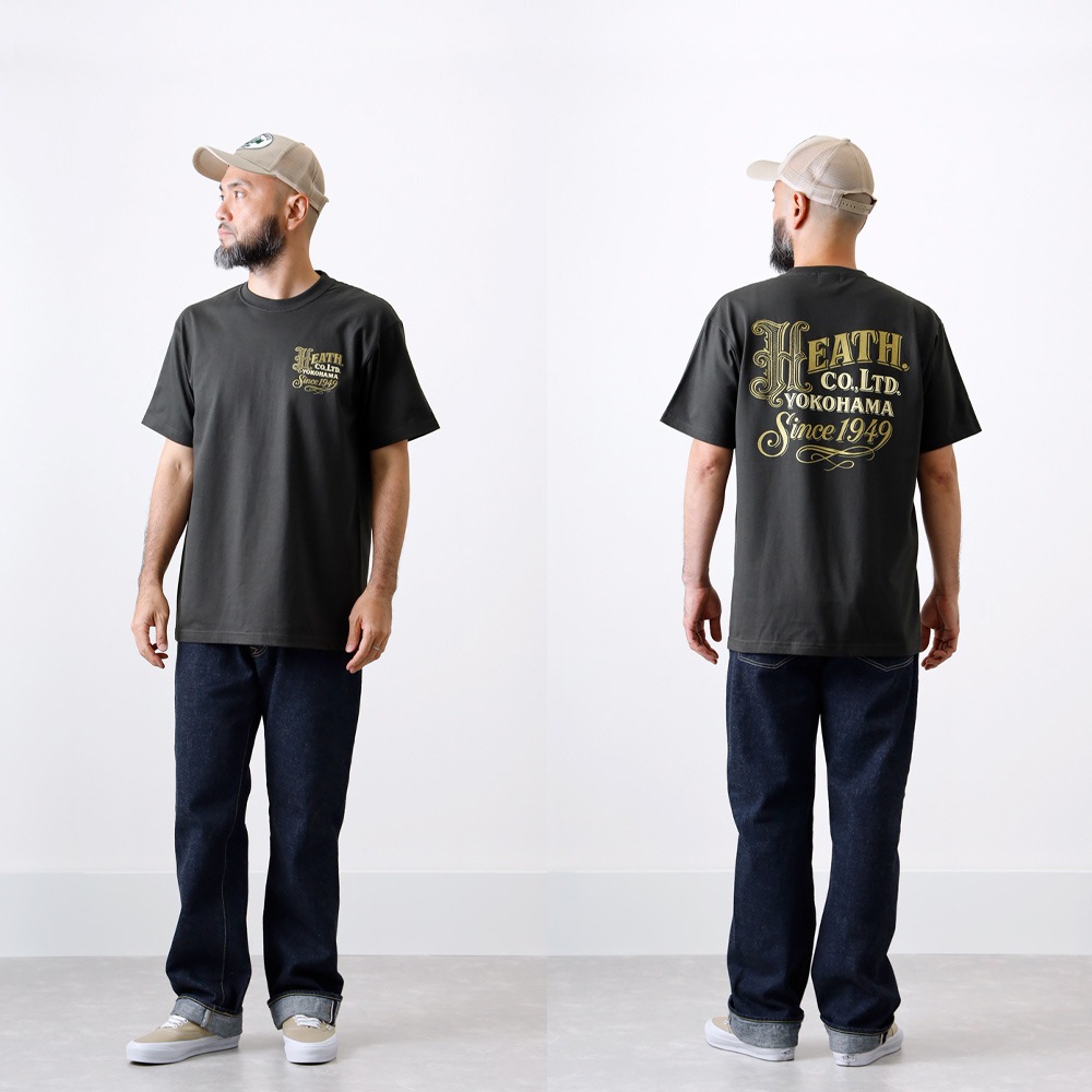 【HEATH】HEAVY WEIGHT T-SHIRT ヘビーウェイトTシャツ 