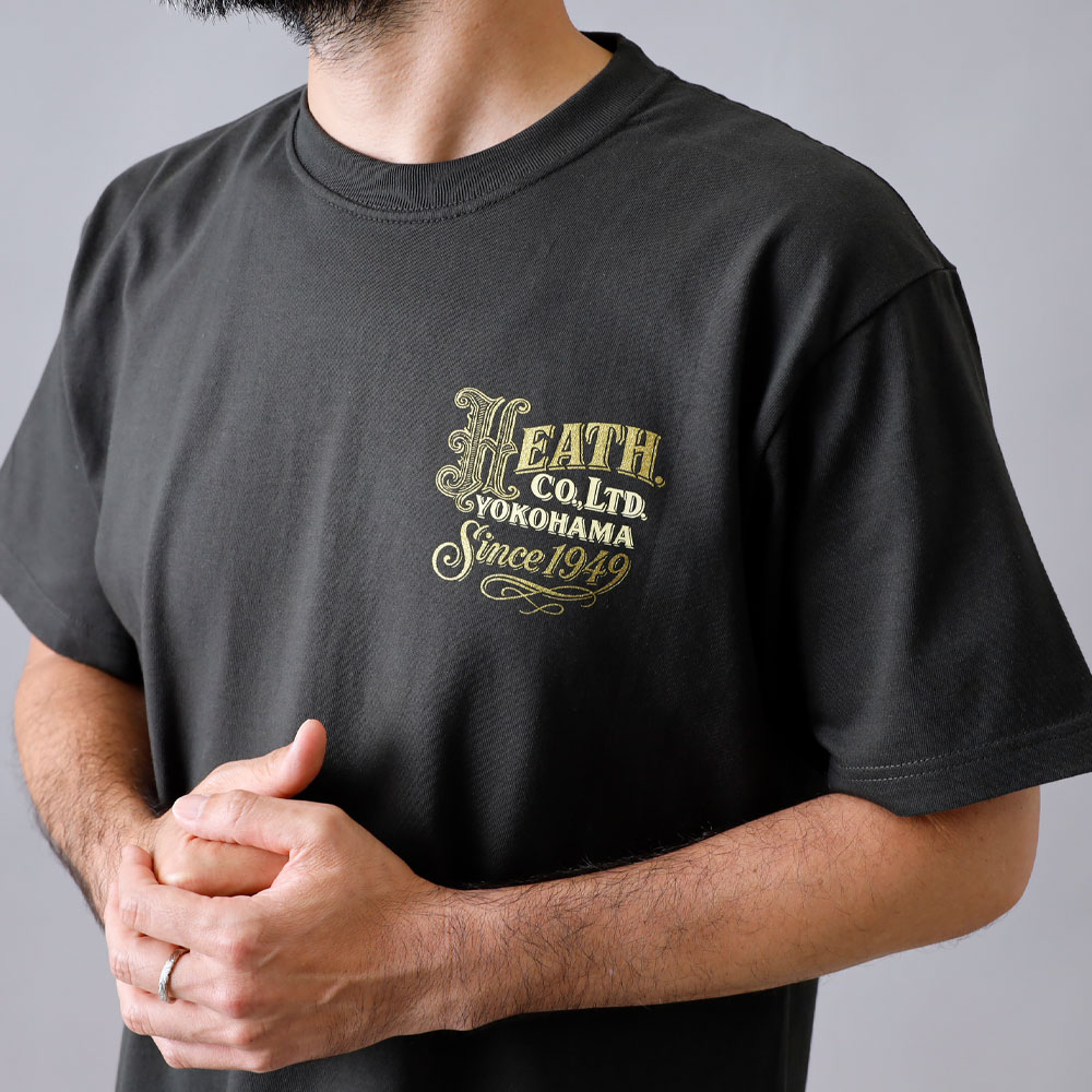 【HEATH】HEAVY WEIGHT T-SHIRT ヘビーウェイトTシャツ 