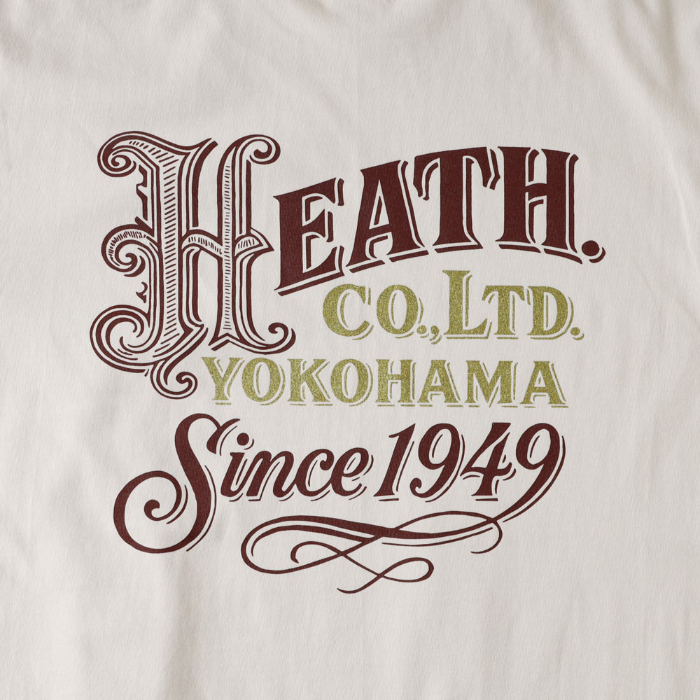 【HEATH】HEAVY WEIGHT T-SHIRT ヘビーウェイトTシャツ 