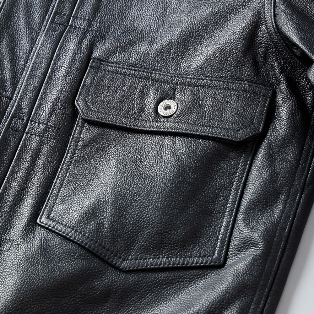 HEATH（ヒース） カウレザー トラックジャケット