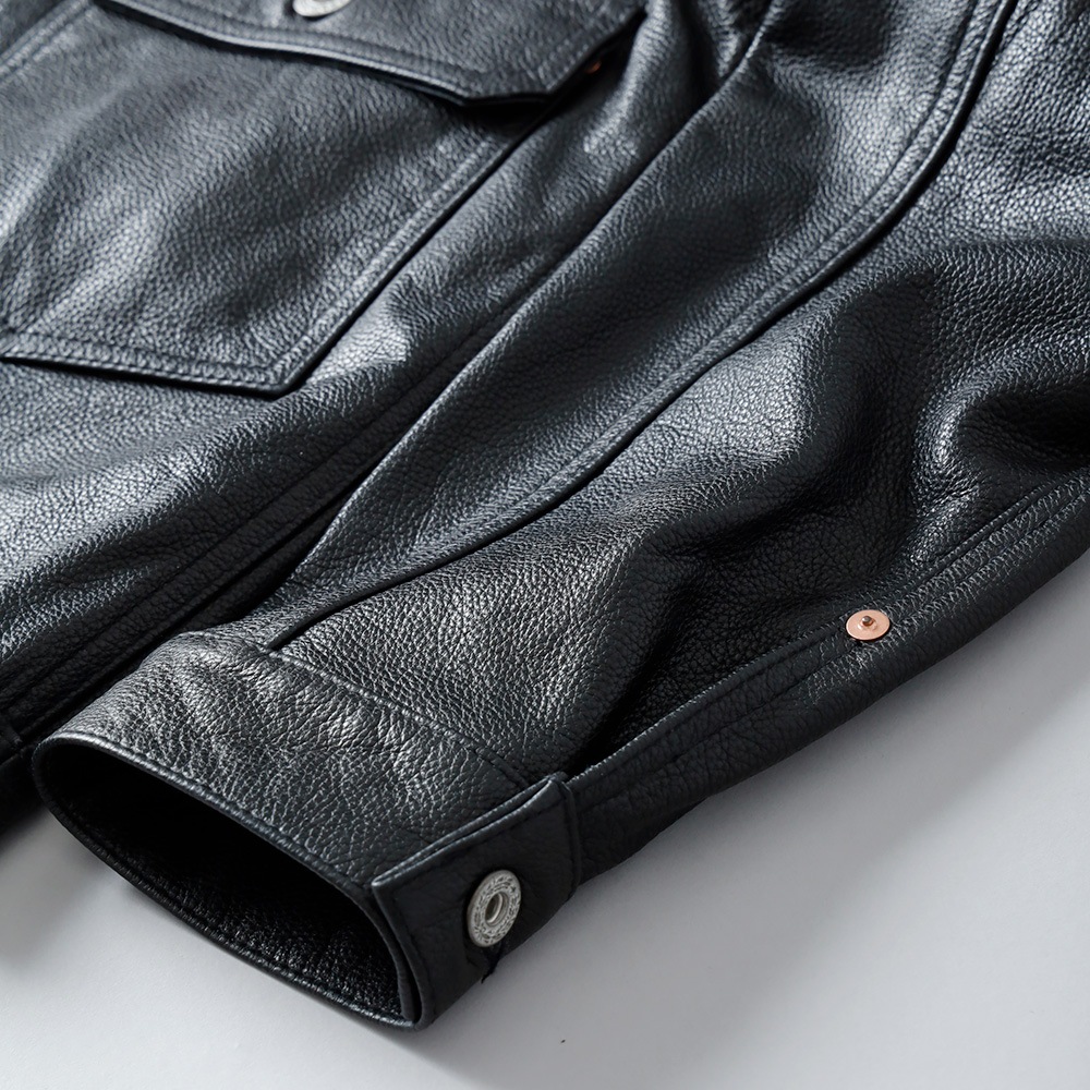 HEATH（ヒース） カウレザー トラックジャケット