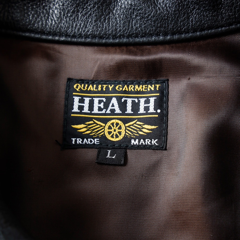HEATH（ヒース） カウレザー トラックジャケット