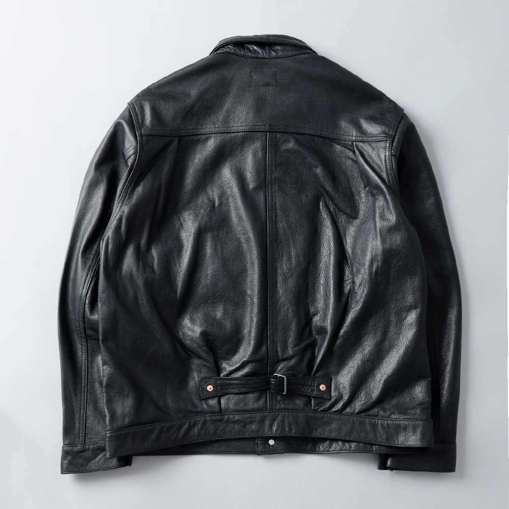 HEATH（ヒース） カウレザー トラックジャケット