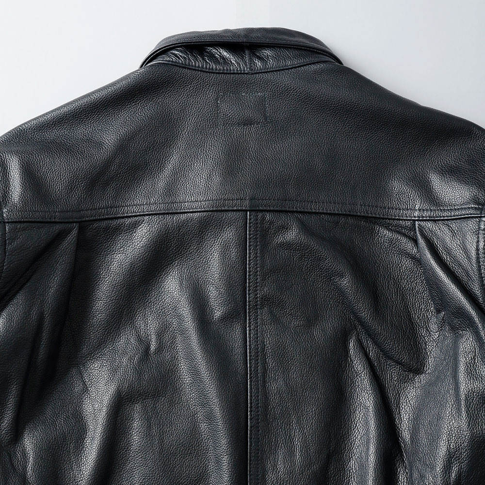 HEATH（ヒース） カウレザー トラックジャケット