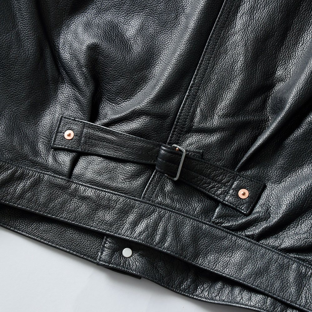 HEATH（ヒース） カウレザー トラックジャケット