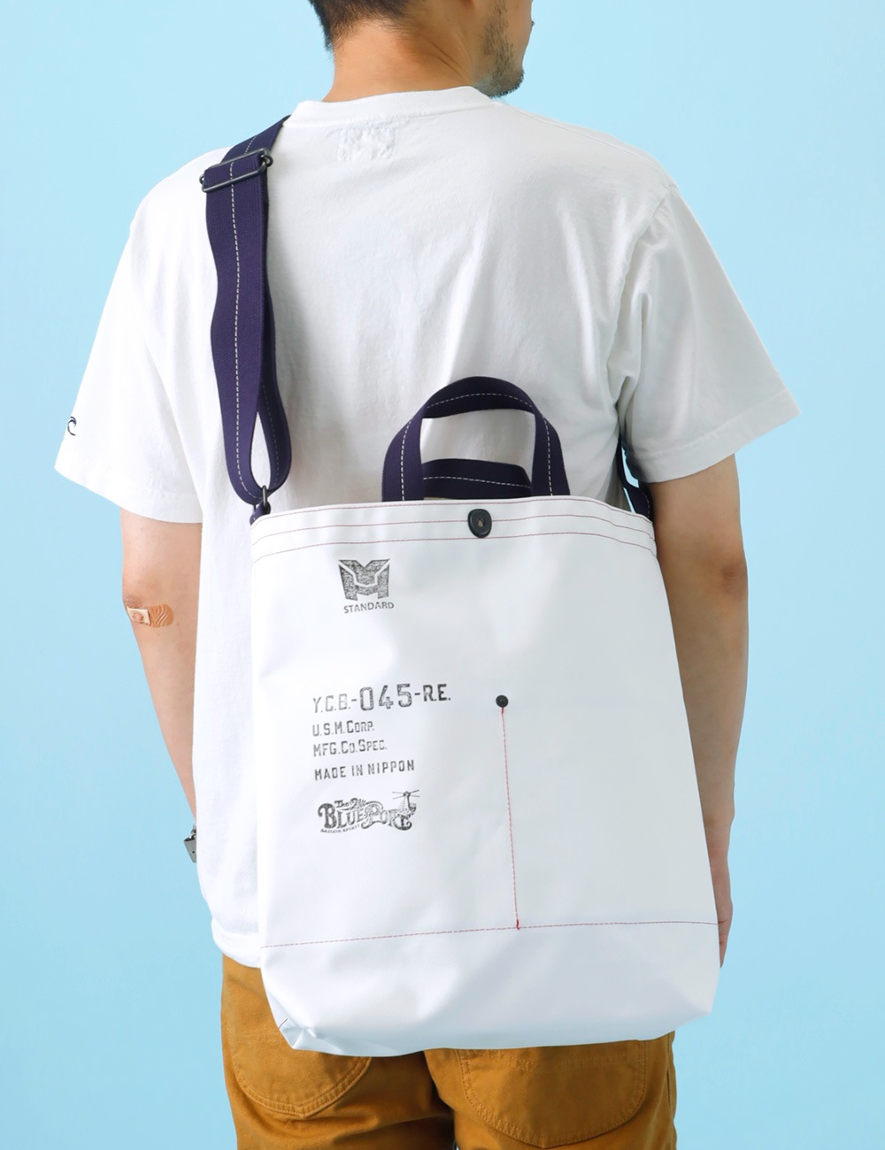 BLUE PORT×横濱帆布鞄｜Musette Carrying Bag 