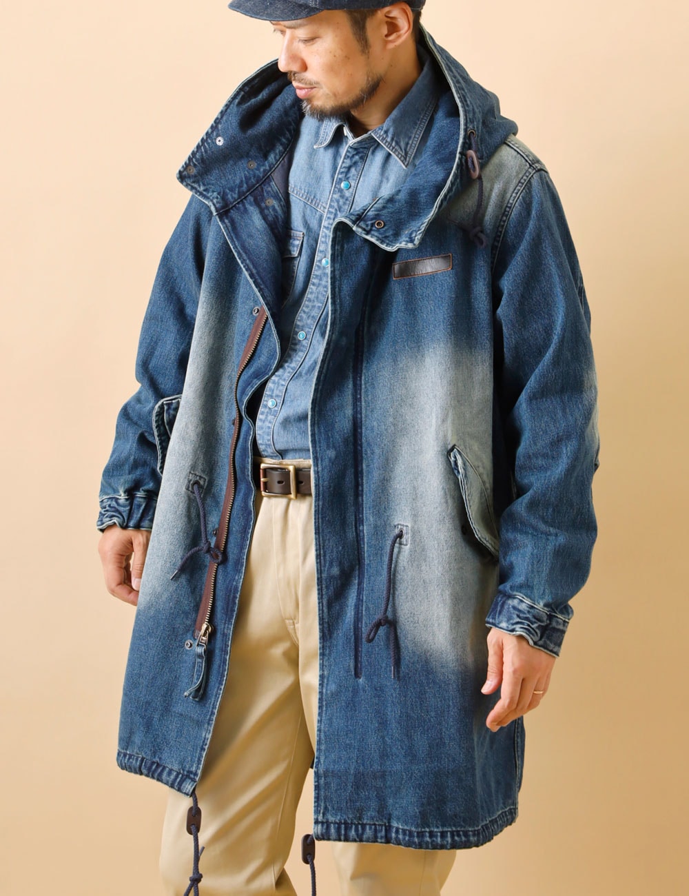 BLUEPORT|Denim Mods Coat