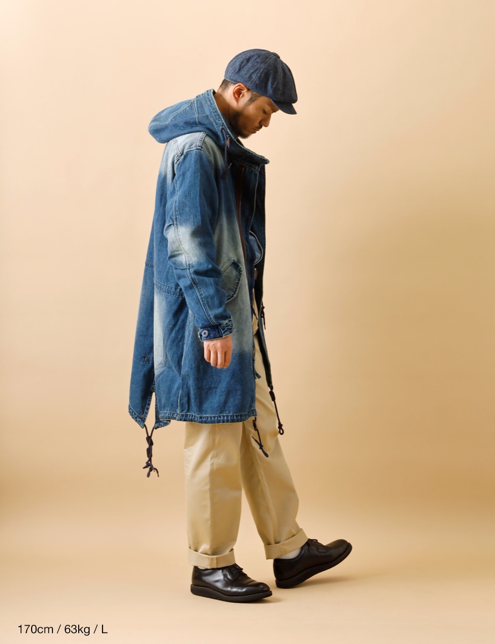 BLUEPORT｜Denim Mods Coat 