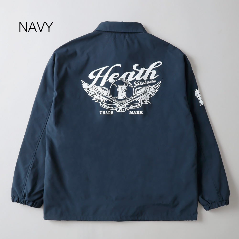 HEATH（ヒース）横浜DeNAベイスターズ公認ライセンス コーチジャケット 