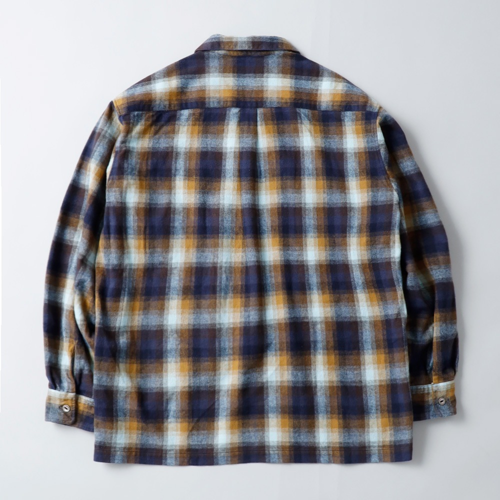 BLUEPORT（ブルーポート） オリジナル 国産オンブレーシャツ