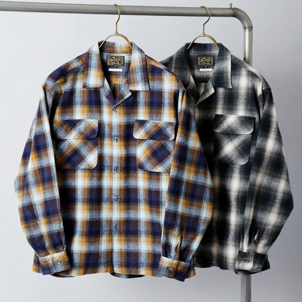 BLUEPORT（ブルーポート） オリジナル 国産オンブレーシャツ