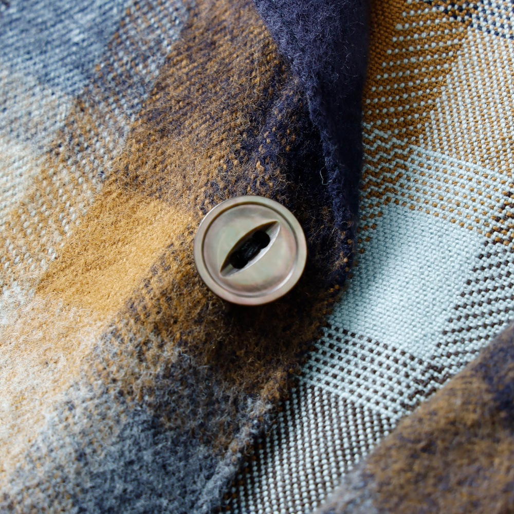 BLUEPORT（ブルーポート） オリジナル 国産オンブレーシャツ