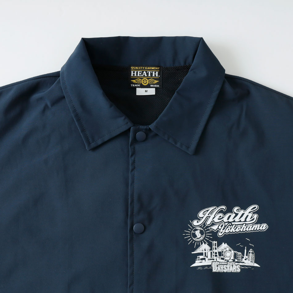 【HEATH】GREAT BALL COACH JACKET横浜DeNAベイスターズ公認ライセンスコーチジャケット